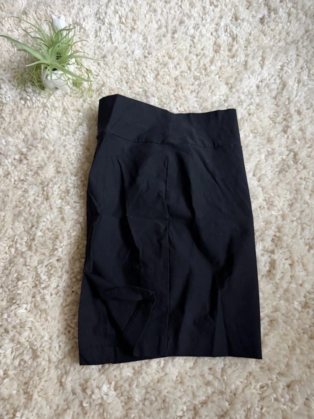 Streamlined lola Black High-Waist Pencil Skirt - Sleek Office Style business sil